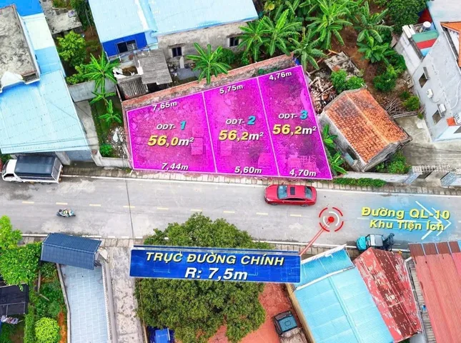 05/02/2026.Bán đất 56m² full thổ cư ngang 4,7m giá 1.67 tỷ tại Phường Lưu Kiếm. Đông Sơn. liên hệ 0362558882