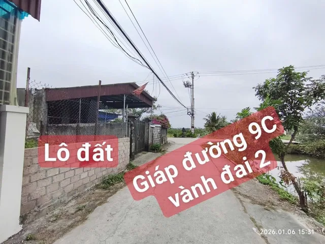Bán 90 m mặt đường thôn Lâm Động đối diện là đường vành đai 2 , giáp 9c. L/h:076.231.9990 Thúy em
