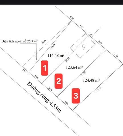 Bán đất thổ cư 124m2 giá 2 tỷ 200 hẻm Hòa Bình xã Phước Đồng Tp Nha Trang. Khu dân sinh