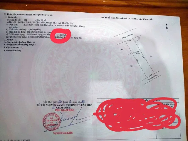 Bán Hơn 2 Công Đất Mặt Tiền Tỉnh Lộ 922 Mới - Định Môn - Thới Lai - Cần Thơ