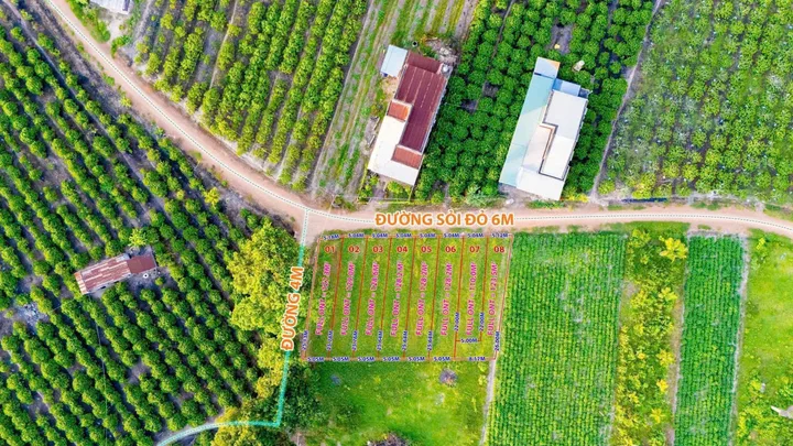 Bán đất 110.6m² có sẵn 60m² thổ cư ngang 5m giá 259 triệu tại Xã Dương Minh Châu