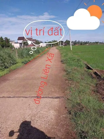 Bán đất 158m² có sẵn 60m² thổ cư ngang 5m giá 415 triệu tại Xã Ea Nuôl