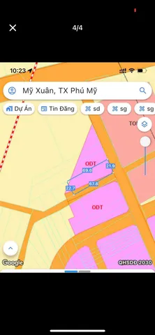 Bán đất 140.2m² có sẵn 80m² thổ cư ngang 6m giá 4.2 tỷ tại Xã Hồ Tràm