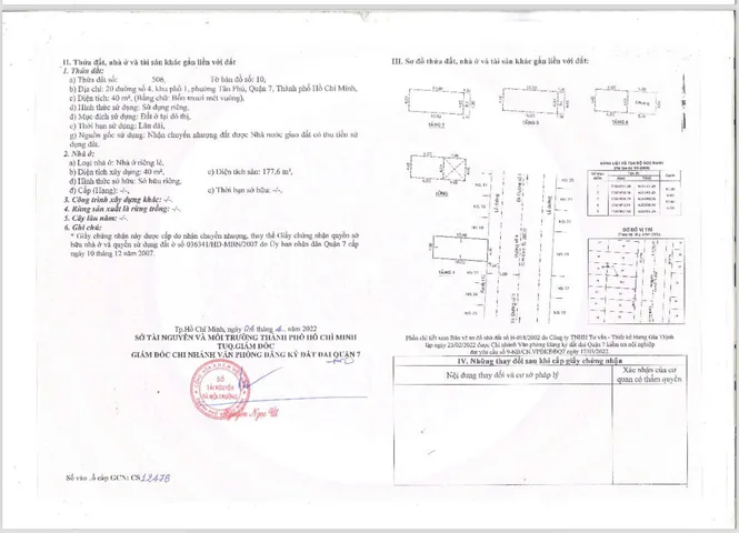 Bán nhà 20 Đường số 4, P.Tân Phú, Quận 7 – Giá 12,6 tỷ