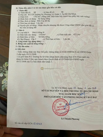 Bán nhà 812/28 Trường Sa, Phường 14 , Quận 3 – Giá 46 tỷ
