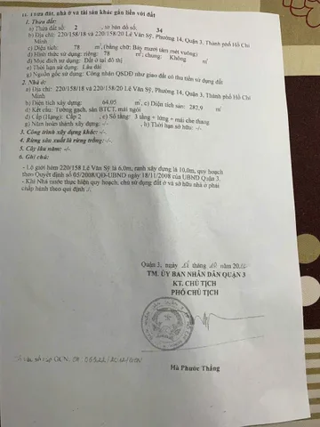 Bán nhà 796/7-9 Trường Sa, Phường 14, Quận 3 – Giá 39,5 tỷ