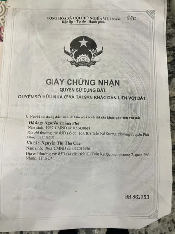 Bán nhà Trần Khắc Chân, P.Tân Định, Quận 1 – Giá 28 tỷ