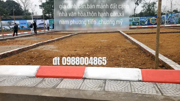 BÁN GẤP MẢNH ĐẤT -XÃ NAM PHƯƠNG TIẾN -CHƯƠNG MỸ -HÀ NỘI.