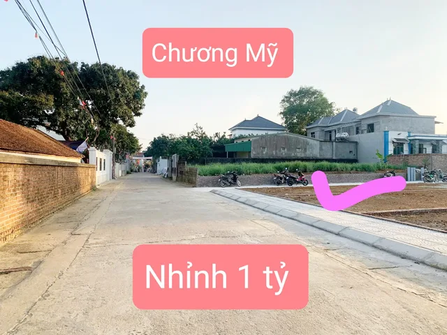 Bán đất  Trần Phú Chương Mỹ 1 tỷ 6 diện tích 85 mét FUll thổ cư
