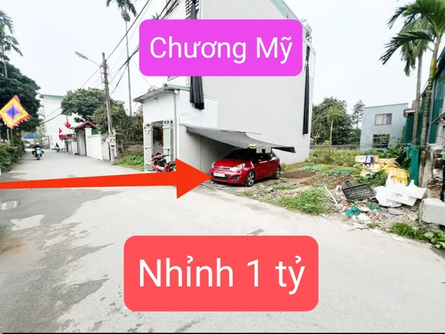 Bán đất Hoàng Văn Thụ Chương mỹ 1 tỷ 7 đường to