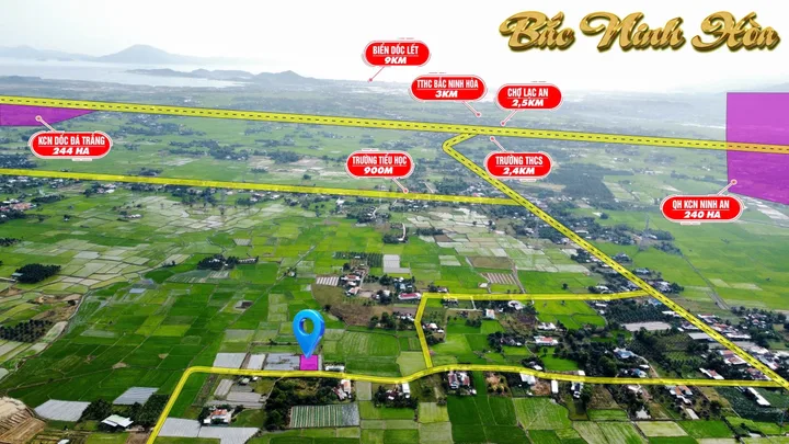 MỞ BÁN 10 LÔ ĐẤT NINH HÒA , FULL THỔ – GIÁ CHỈ TỪ 330 TRIỆU/LÔ
