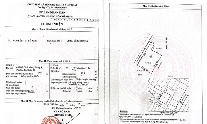 Bán nhà CMT 8, P.13, Quận 10 – Giá 9,8 tỷ