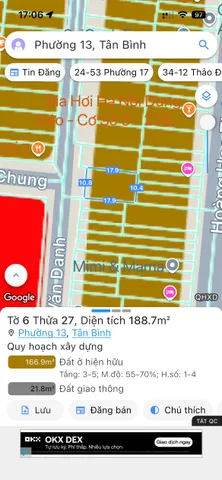 Bán nhà Trần Văn Danh, P13, Tân Bình – Giá 39 tỷ