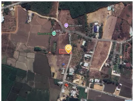 Bán đất 534.6m² có sẵn 100m² thổ cư ngang 13m giá 2.3 tỷ tại Xã Hồ Tràm