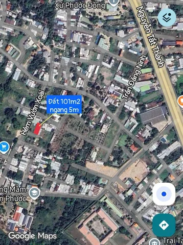 Bán 101m2 đất full thổ giá 2 tỷ 150 tại Phường Nam Nha Trang. Khu dân sinh.
