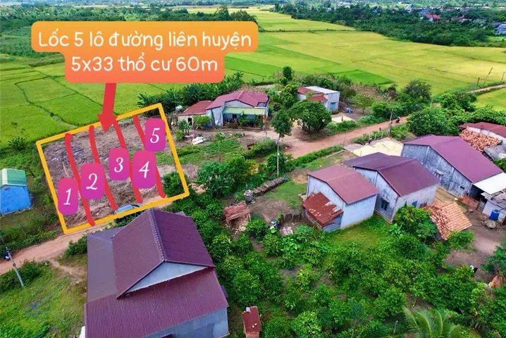 Bán đất 150m² có sẵn 60m² thổ cư ngang 5m giá 220 triệu tại Xã Ea Ning