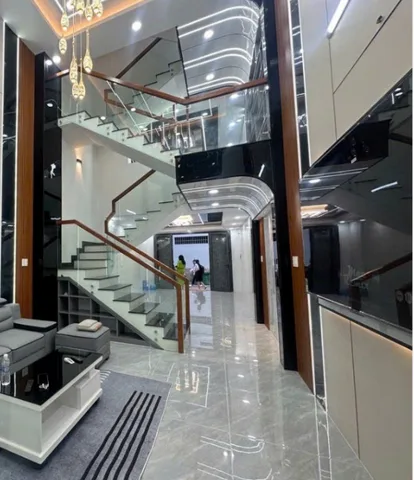 Nhà Phố 5 Tầng Mới Xây Diện Tích 56m2(4x14m) Xe Hơi Đậu Cửa  Ra Lê Thị Riêng P Thới An Q12