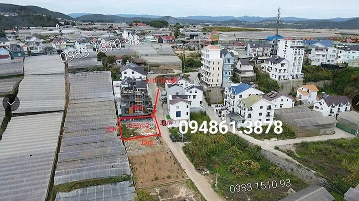 Lô đất xây dựng Vạn Thành 224m- đất ở đô thị- 7 tỷ 8- đường ô tô, cách Hồ Xuân Hương 3km