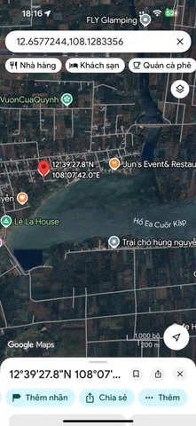 Bán đất 100m² có sẵn 60m² thổ cư ngang 5m giá 959 triệu tại Phường Tân Lập
