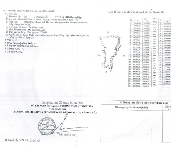 19 hec ninh tân đất bằng giá 12.5 tỷ tl chủ