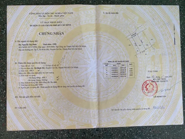 Bán đất mặt tiền đường Nguyễn Thị Nghiêm 498m2 giá chỉ 17.1 triệu/m2