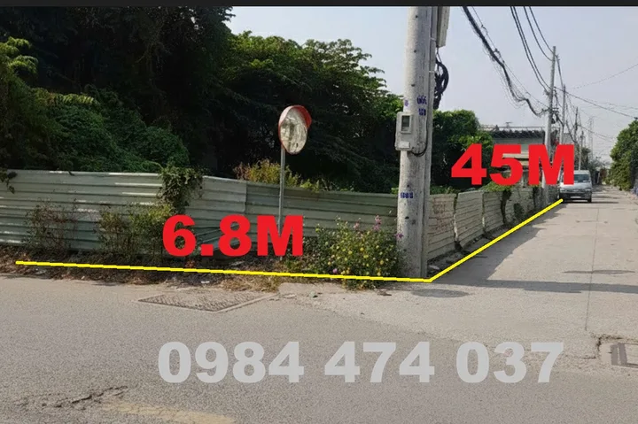 Bán lô ĐẤT GÓC 2 MẶT TIỀN – AN PHÚ ĐÔNG 25 – QUẬN 12 DT: 6.8x45M