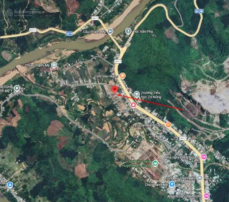 Bán nhà đất bất động sản đường nhựa 5,5m thị trấn thạnh mỹ, huyện nam giang, đà nẵng