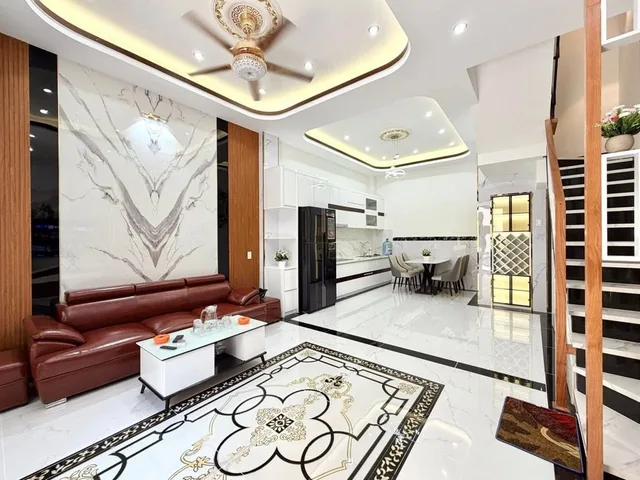 SIÊU PHẨM OTO ĐẬU TRONG NHÀ, TẶNG NỘI THẤT,  - 4Tầng 4PN - 4x12m - 45m² - ĐƯỜNG SỐ 1 - GÒ VẤP - DƯỚI 9.5 T.ỷ