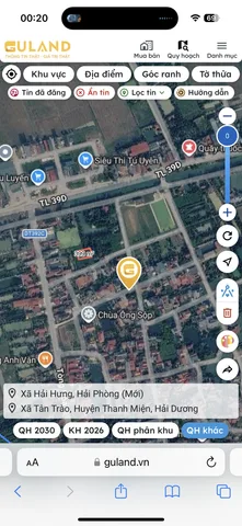 Bán đất thổ cư chính chủ – Tân Trào, Thanh Miện, Hải Dương
	•	Diện tích: 430m2
	•	Mặt tiền đường 5m, ô tô ra vào thoải mái
	•	Cách TL39D ~300m, khu dân cư văn minh
	•	Sổ đỏ chính chủ, xây dựng tự do
	•	Giá chào:thương lượng)