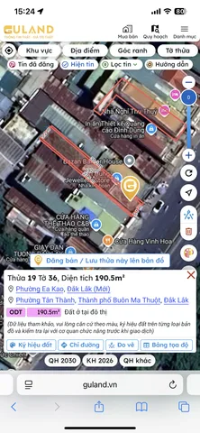 Bán nhà 190.5m² có sẵn 190m² thổ cư ngang 5m giá 9.9 tỷ tại Phường Ea Kao