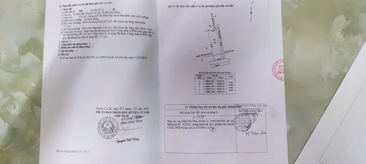 Bán đất 375m² có sẵn 256m² thổ cư ngang 10m giá 5 tỷ tại Xã Bình Mỹ