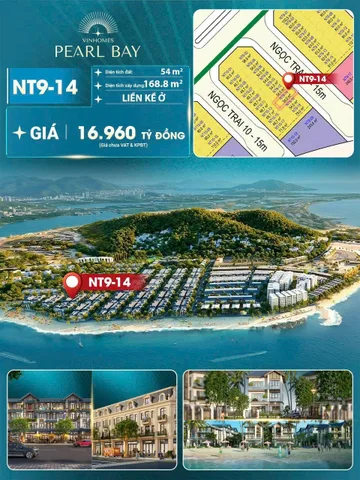 Bán nhà 54m² full thổ cư ngang 5m giá 16.96 tỷ tại Phường Nam Nha Trang