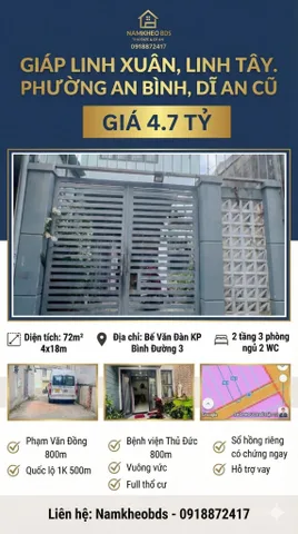 4,7 tỷ nhưng mua được “điểm nối” Linh Xuân – Linh Tây – Dĩ An!