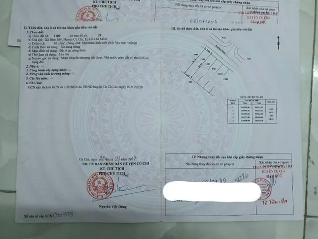 Bán đất 101m² full thổ cư ngang 5m giá 1.8 tỷ tại Xã Bình Mỹ