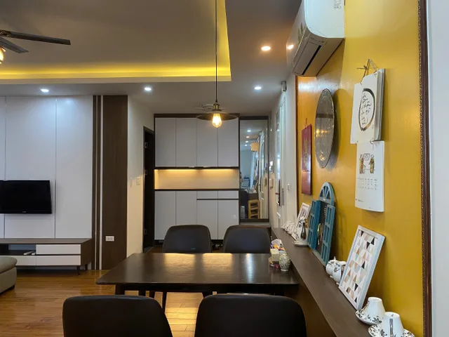 Cho Thuê Chung Cư 105M² 3 Ngủ Full Đồ - Giá Thuê 13tr/  Tổ Hợp 310 -Đường Tam Trinh - Hai Bà Trưng