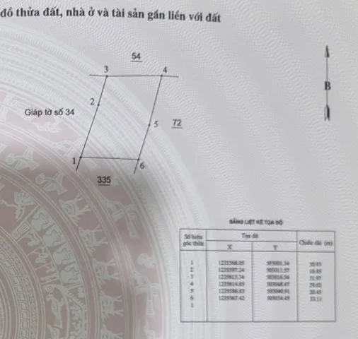 Bán đất 1508m² ngang 32m giá 350 triệu tại Xã Bắc Bình