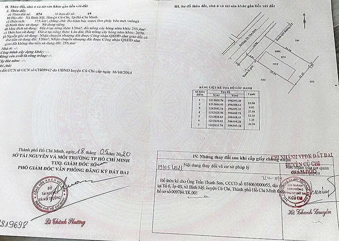 Bán đất thổ cư tặng nhà kho nhỏ mặt tiền Võ Văn Bích 375m2 giá  14.4 triệu/m2