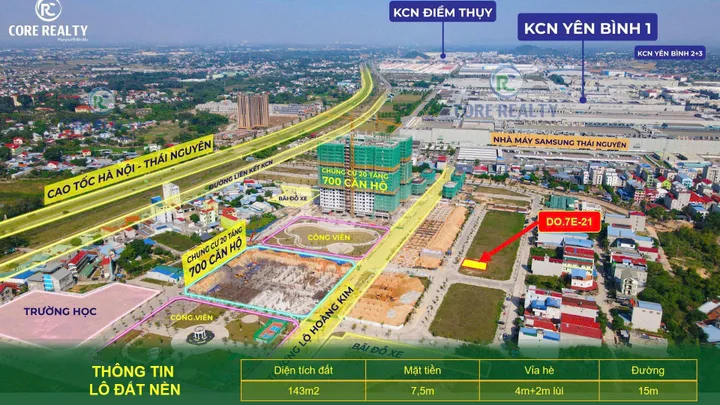 Hơn 6 Tỷ Sở Hữu Shophouse Lõi KCN Yên Bình – Đối Diện Chung Cư 700 Căn, Chỉ Còn 1 Căn Duy Nhất