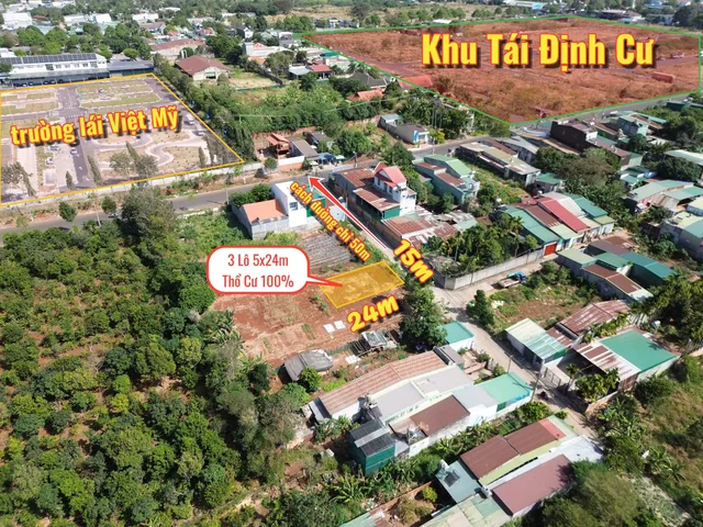 Bán đất 120m² full thổ cư ngang 5m giá 2.65 tỷ tại Phường Thành Nhất