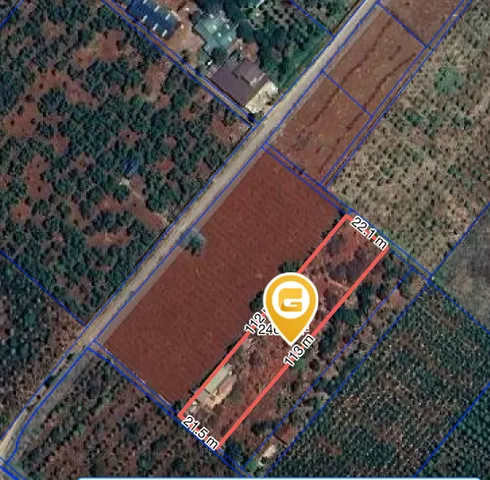 Bán đất 2446m² ngang 21,5m giá 570 triệu tại Phường Thành Nhất