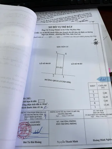 ĐẤT TĐC NGÔ GIA KHẢM LIỀN KỀ UBND PHƯỜNG HỘI PHÚ