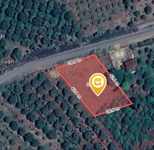 Bán đất 1083.9m² có sẵn 400m² thổ cư ngang 26.8m giá 3.5 tỷ tại Xã Ea M’Droh