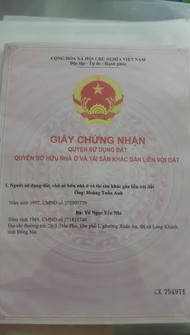 CẦN TIỀN - BÁN GẤP. GIÁ CẢ THƯƠNG LƯỢNG 
Bán đất 3125.7m², quy hoạch 1993m² thổ cư ngang 50m giá 4,5 tỷ tại Đường Lê Hồng Phong Phường Long Khánh