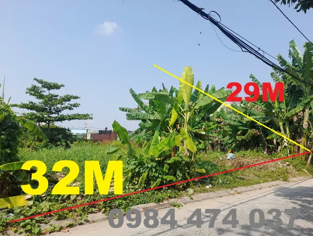 Bán lô đất An Phú Đông Quận 12 DT 32x29m, mặt tiền đường 10m, cách Quốc Lộ 1A 100m, gần cầu vượt Ngã Tư Ga.