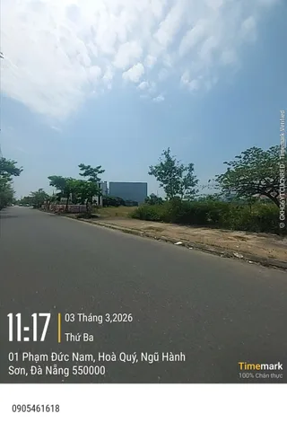 Bán đất Phạm Đình Bân, Hòa Quý - Đối diện Công viên, gần Sông - 100m2