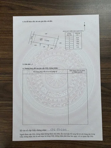 Bán đất 97.7m² có sẵn 80m² thổ cư ngang 5,5m giá 690 triệu tại Xã Đất Đỏ