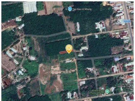 Bán đất 232.9m² có sẵn 100m² thổ cư ngang 5m tại Xã Phước Thành
