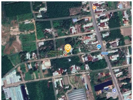 Bán đất 177.7m² có sẵn 100m² thổ cư ngang 5m tại Xã Phước Thành