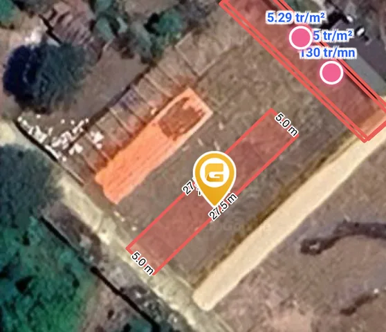 Bán đất 138m² có sẵn 40m² thổ cư ngang 5.0m giá 650 triệu tại Phường Thành Nhất