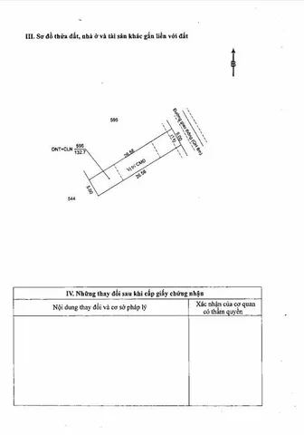 Bán đất 132.7m² có sẵn 60m² thổ cư ngang 5m giá 690 triệu tại Xã Quảng Phú